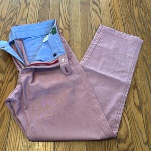 SID MASHBURN SLIM STRAIGHT 5-POCKET PANT IN GINGER CORDUROY size 34R